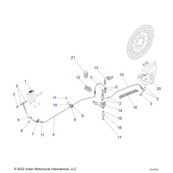 BRAKES, REAR ASM. - N24DLCAG (201870C)