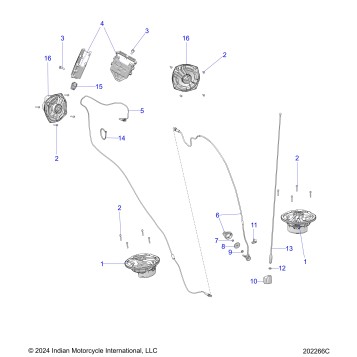 ELECTRICAL, AUDIO SYSTEM, PREMIUM - N26LFXSS ALL OPTIONS (202266C)