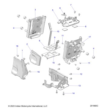 CHASSIS, FRAME BRKTS. - N25SCB76/SCC76/SCD76/SCF76 (201960C)