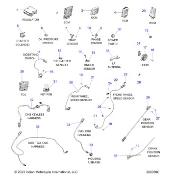 ELECTRICAL, COMPONENTS - N25SHD76/SHF76 (202039C)