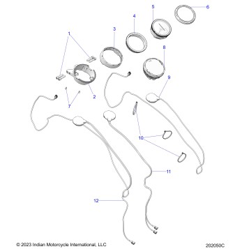 ELECTRICAL, SPEEDOMETER - N25SSB76/SSC76/SSD76/SSF76 (202050C)