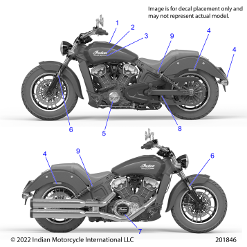 BODY, EMBLEMS/DECALS - N24MSA00/MSB00/NSA00 ALL OPTIONS (201846)
