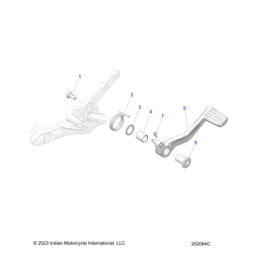 BRAKES, BRAKE PEDAL - N26SCB61/SCC61 (202064C)