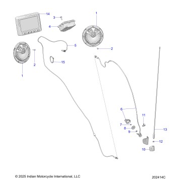 ELECTRICAL, AUDIO SYSTEM, STANDARD - N26LC4SS ALL OPTIONS (202414C)