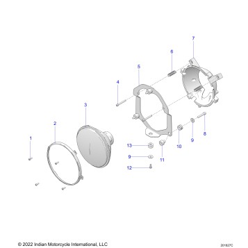 ELECTRICAL, HEADLIGHT- N24THAAA ALL OPTIONS (201827C)