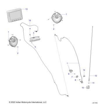 ELECTRICAL, AUDIO SYSTEM, STANDARD - N24TCDBB ALL OPTIONS (201794C)