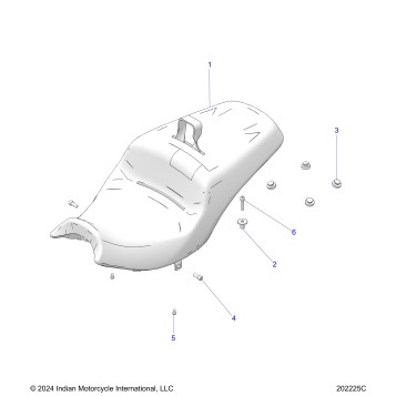 BODY, SEAT - N25LCESS ALL OPTIONS (202225C)