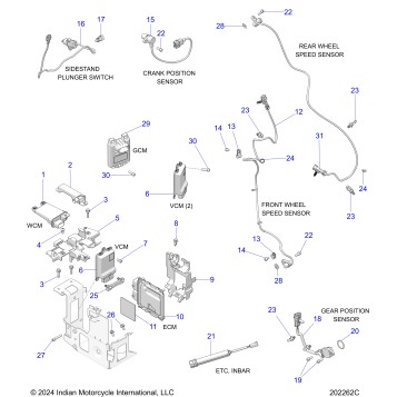 ELECTRICAL, COMPONENTS 2 - N26LFRRR ALL OPTIONS (202262C)