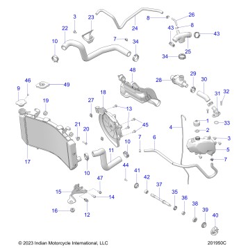 ENGINE, COOLING - N24RZU22/FZU22 (201950C)
