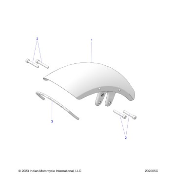 BODY, FENDER, FRONT - N26SBC61/SBV61 (202005C)