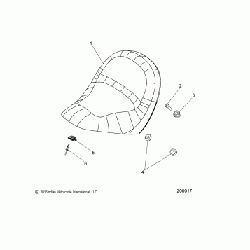 BODY, SEAT - N20MSA11/MSB11 ALL OPTIONS (200017)