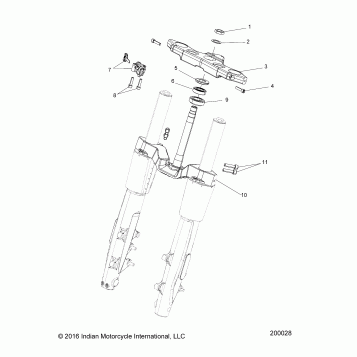 STEERING, UPPER AND LOWER CLAMPS - N20TJDBB ALL OPTIONS (200028)