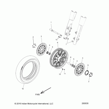 WHEEL, FRONT - N17CCC ALL OPTIONS (200035)