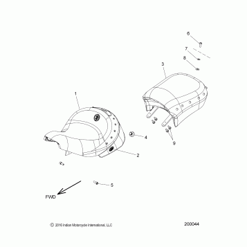 BODY, SEAT, CHIEFTAIN - N17TCAAA ALL OPTIONS (200044)