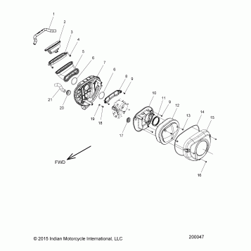 ENGINE, AIR INTAKE SYSTEM - N16TCAAA/TCDAA/TRAAA ALL OPTIONS (200047)
