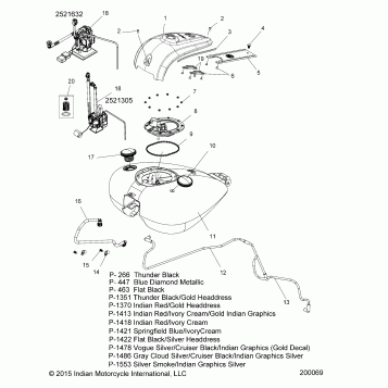 FUEL SYSTEM, FUEL TANK ASM. - N16TCAAA/TCDAA/TRAAA ALL OPTIONS (200069)
