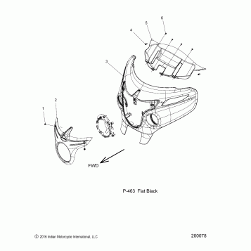 BODY, FAIRING ASM 1 - N17TCDAA ALL OPTIONS (200078)