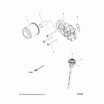 ENGINE, OIL FILTER/ADAPTER, and DIPSTICK - N17TCAAA/TRAAA ALL OPTIONS (200098)