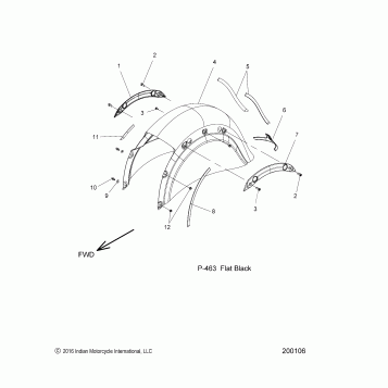 BODY, FENDER, REAR - N17TCDAA ALL OPTIONS (200106)