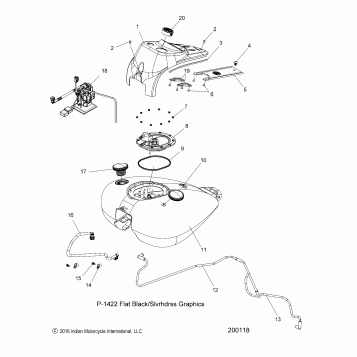 FUEL SYSTEM, FUEL TANK ASM. - N18THDAA ALL OPTIONS (200118)
