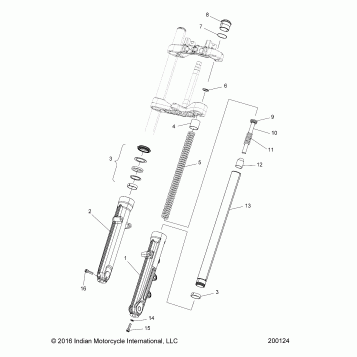 SUSPENSION, FRONT FORKS - N20MTA11/MTB11 ALL OPTIONS (200124)