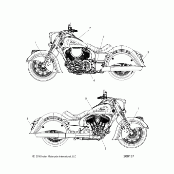 BODY, DECALS - N18CCDAA ALL OPTIONS (200137)