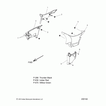 BODY, SIDE COVERS - N17TRLAA ALL OPTIONS (200142)
