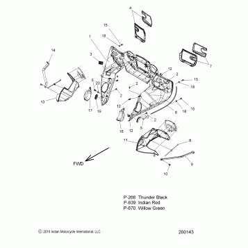 BODY, FAIRING ASM 3 - N17TRLAA ALL OPTIONS (200143)
