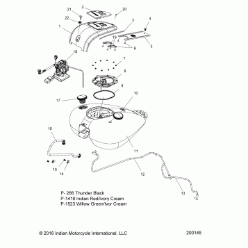 FUEL SYSTEM, FUEL TANK ASM. - N17TRLAA ALL OPTIONS (200145)