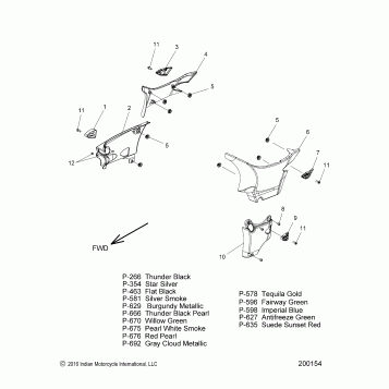 BODY, SIDE COVERS - N17TCAAA/TRAAA ALL OPTIONS (200154)