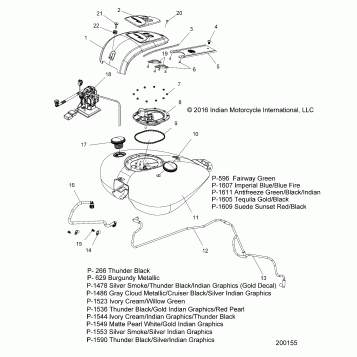 FUEL SYSTEM, FUEL TANK ASM. - N17TCAAA/TRAAA ALL OPTIONS (200155)