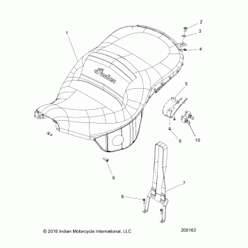 BODY, SEAT ASM - N17TRLAA ALL OPTIONS (200163)
