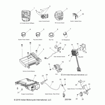 ELECTRICAL, COMPONENTS 1 - N17TRLAA ALL OPTIONS (200164)