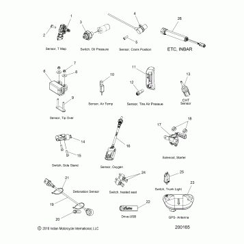 ELECTRICAL, COMPONENTS 2 - N19TRAAA ALL OPTIONS (200165)