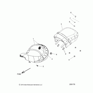 BODY, SEAT - N18TCAA/TCBA ALL OPTIONS (200176)