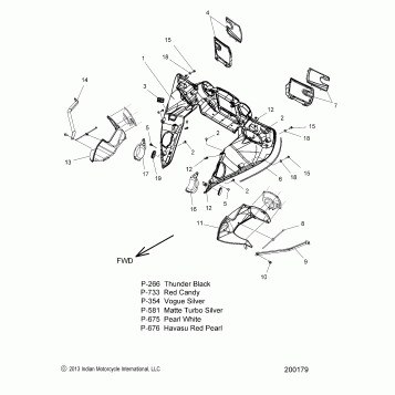 BODY, FAIRING ASM 3 - N17TCE/TCN ALL OPTIONS (200179)