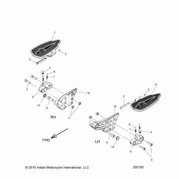 CHASSIS, FLOORBOARD, PASSENGER - N17TCE ALL OPTIONS (200185)