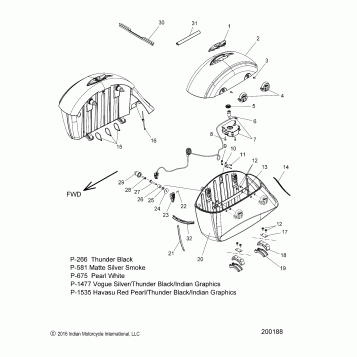 BODY, SADDLEBAG ASM. - N17TCN ALL OPTIONS (200188)