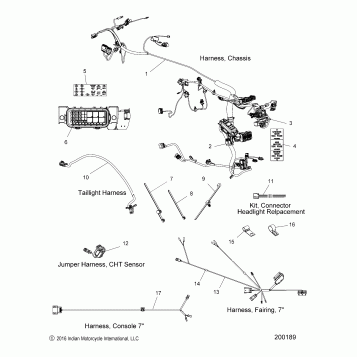 ELECTRICAL, WIRE HARNESS - N17TCE/TCN ALL OPTIONS (200189)