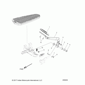 BRAKES, BRAKE PEDAL - N20TFAAA ALL OPTIONS (200204)