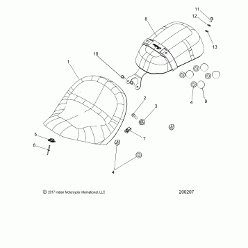 BODY, SEAT - N18MSA00/MSB00 ALL OPTIONS (200207)