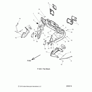 BODY, FAIRING ASM 3 - N18TCDAA ALL OPTIONS (200214)