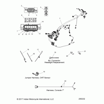 ELECTRICAL, WIRE HARNESS - N18TFAAA ALL OPTIONS (200232)