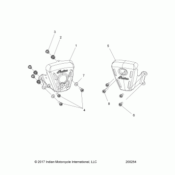 BODY, SIDE COVERS, IGN./THERMOSTAT (SOME MODELS) - N22MSA11/MSB11 ALL OPTIONS (200254)