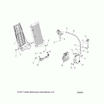 ENGINE, COOLING ASM. 2 - N18TA00/MTB00 ALL OPTIONS (200125)