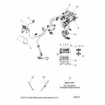 ELECTRICAL, WIRE HARNESS - N18MTA00/MTB00 ALL OPTIONS (200275)