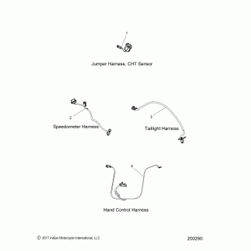 ELECTRICAL, WIRE HARNESS 2 - N18CCDAA ALL OPTIONS (200290)