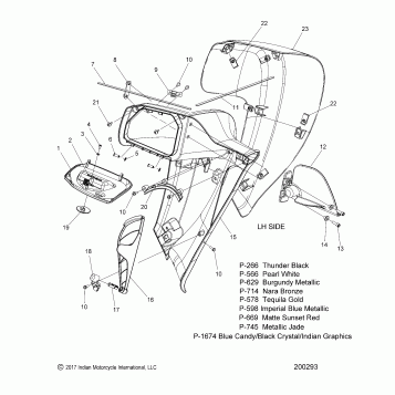 BODY, FAIRING, LOWER, ROADMASTER - N18TRAAA/TREAA ALL OPTIONS (200293)