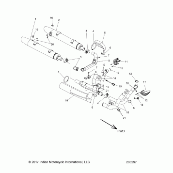 ENGINE, EXHAUST - N20TJDBB ALL OPTIONS (200297)