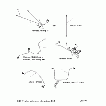 ELECTRICAL, WIRE HARNESS 2 - N18TRAAA/TREAA ALL OPTIONS (200300)
